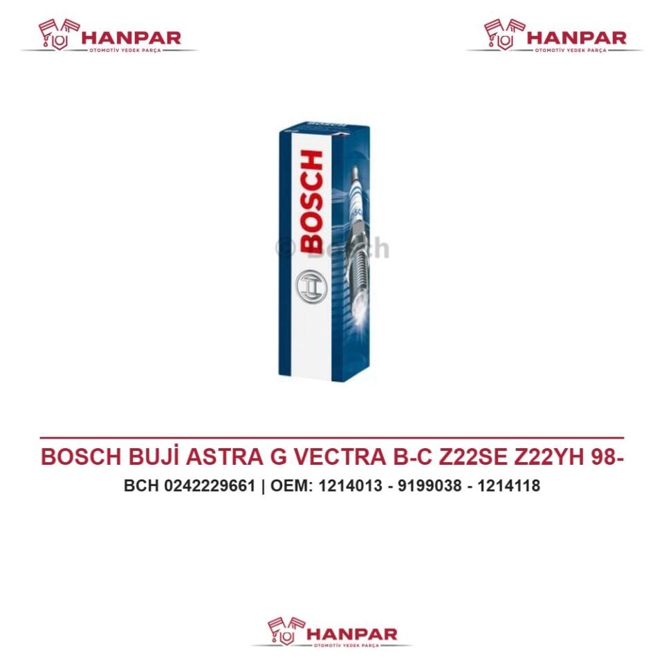 BOSCH BUJİ ASTRA G VECTRA B-C Z22SE Z22YH 98-