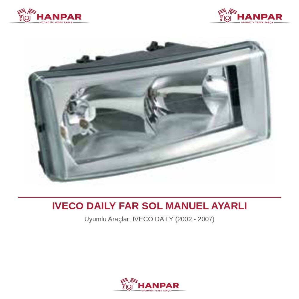 IVECO DAILY FAR SOL MANUEL AYARLI (2002-2007)