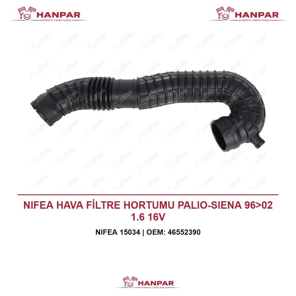NIFEA HAVA FİLTRE HORTUMU PALIO-SIENA 96>02 1.6 16V
