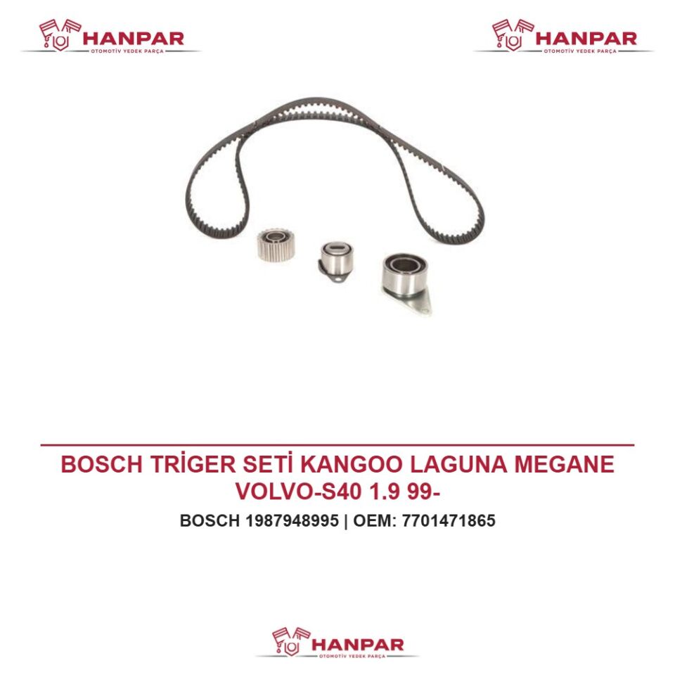 BOSCH TRİGER SETİ KANGOO LAGUNA MEGANE VOLVO-S40 1.9 99-