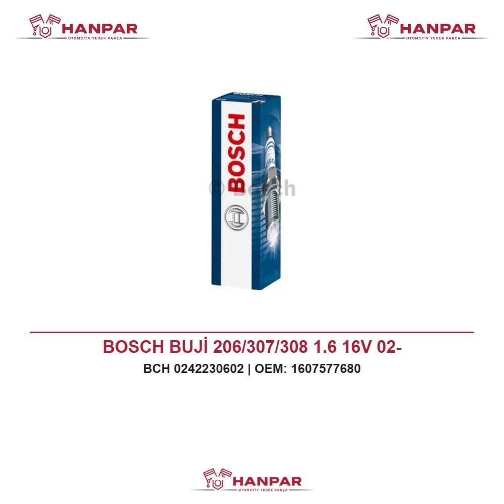 BOSCH BUJİ 206/307/308 1.6 16V 02-