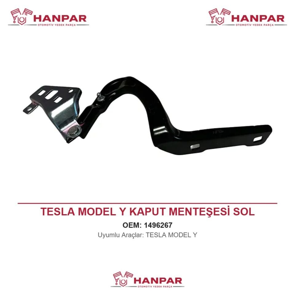 TESLA MODEL Y KAPUT MENTEŞESİ SOL