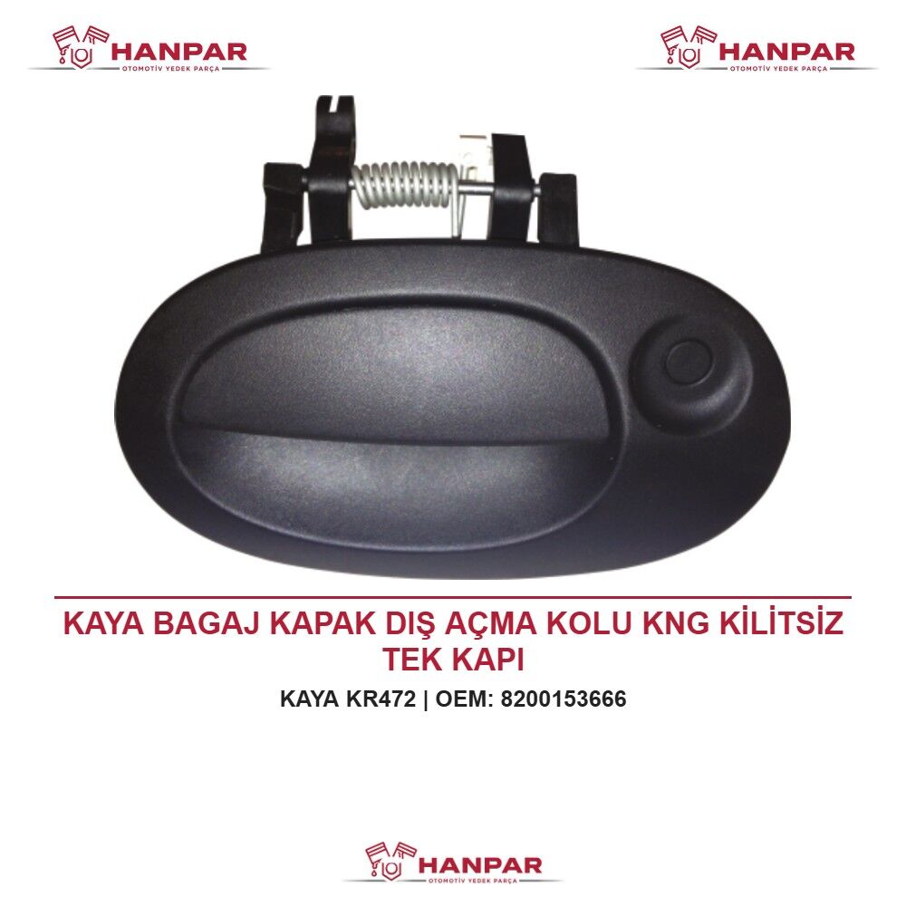 KAYA BAGAJ KAPAK DIŞ AÇMA KOLU KNG KİLİTSİZ TEK KAPI