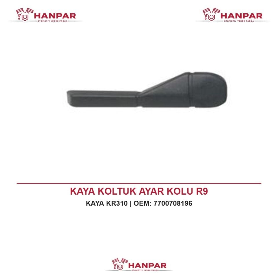 KAYA KOLTUK AYAR KOLU R9