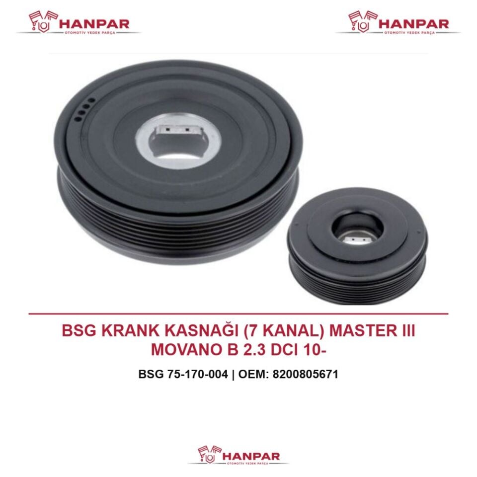 BSG KRANK KASNAĞI (7 KANAL) MASTER III MOVANO B 2.3 DCI 10-