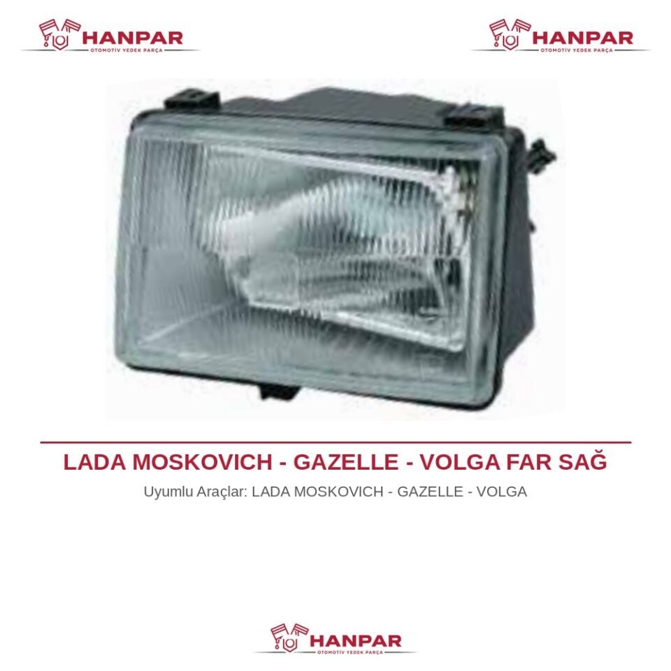LADA MOSKOVICH - GAZELLE - VOLGA FAR SAĞ