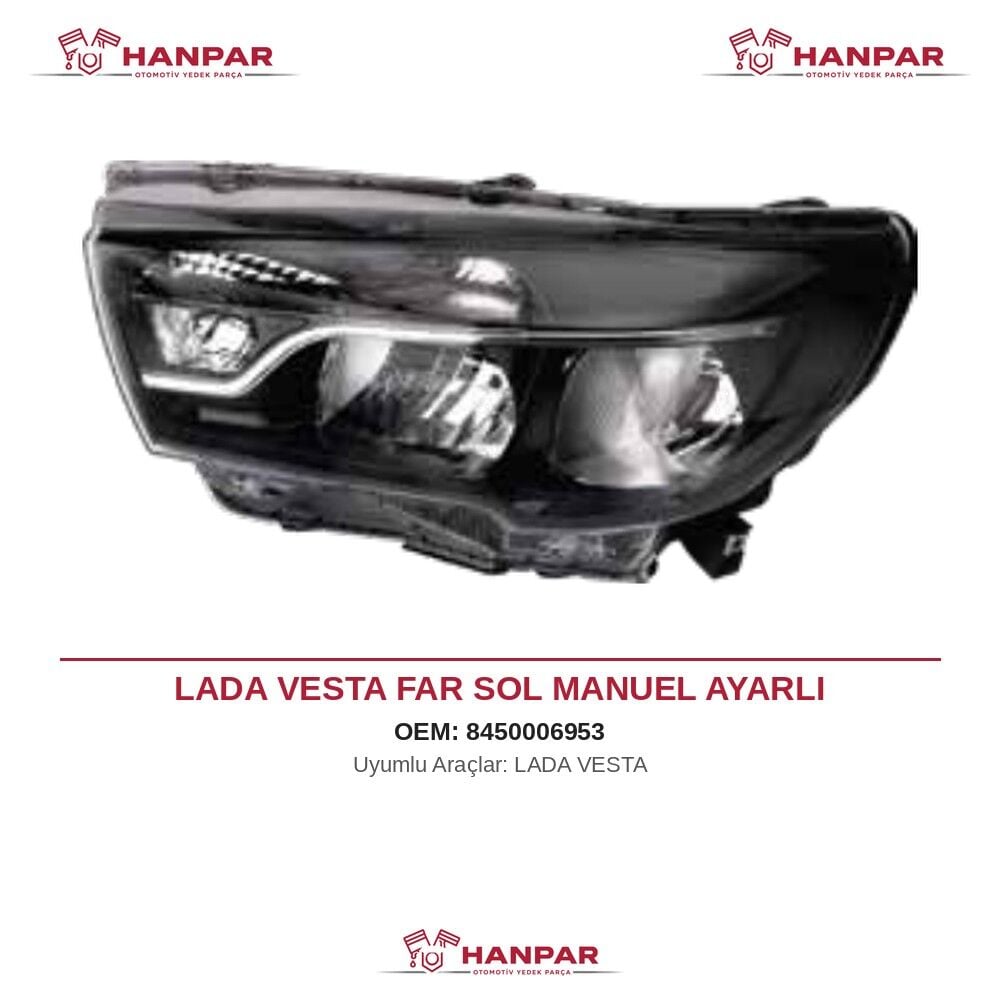 LADA VESTA FAR SOL MANUEL AYARLI