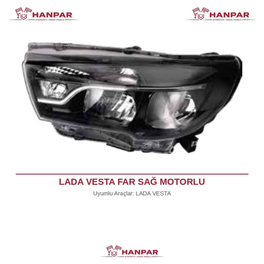 LADA VESTA FAR SAĞ MOTORLU