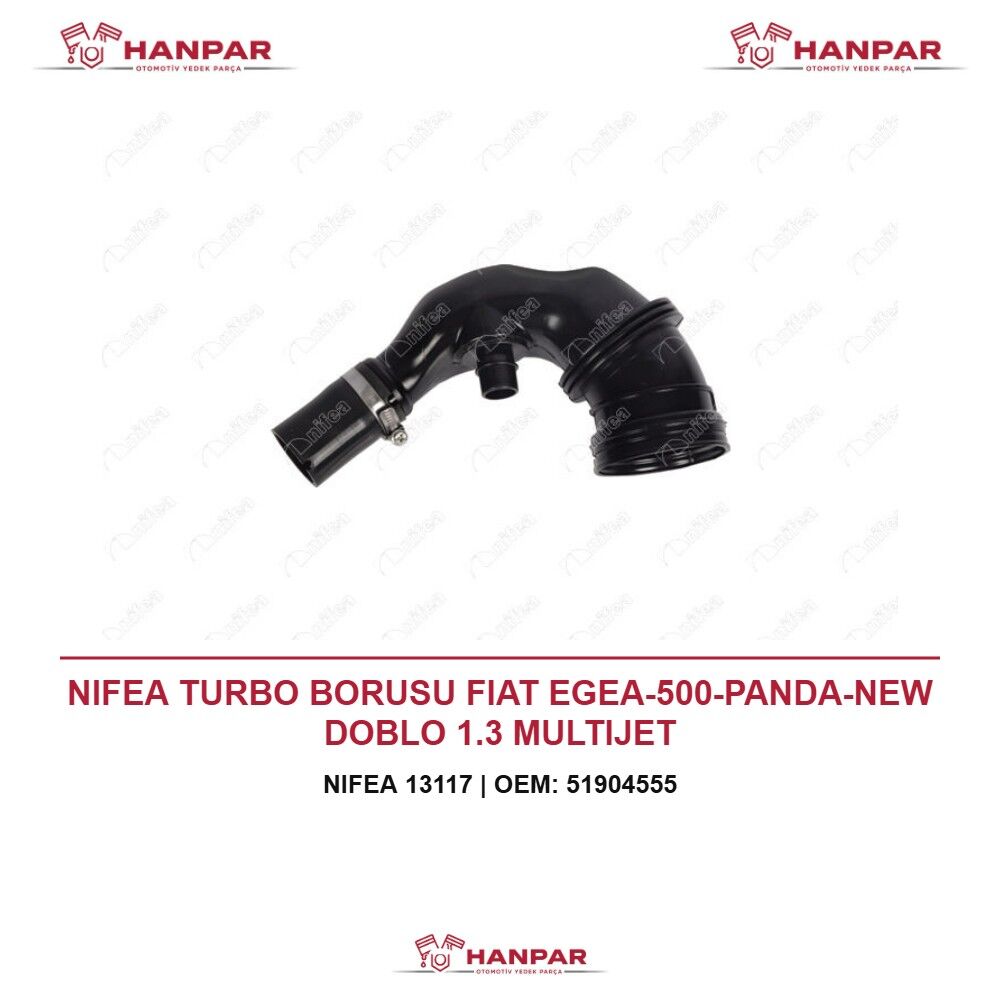 NIFEA TURBO BORUSU FIAT EGEA-500-PANDA-NEW DOBLO 1.3 MULTIJET