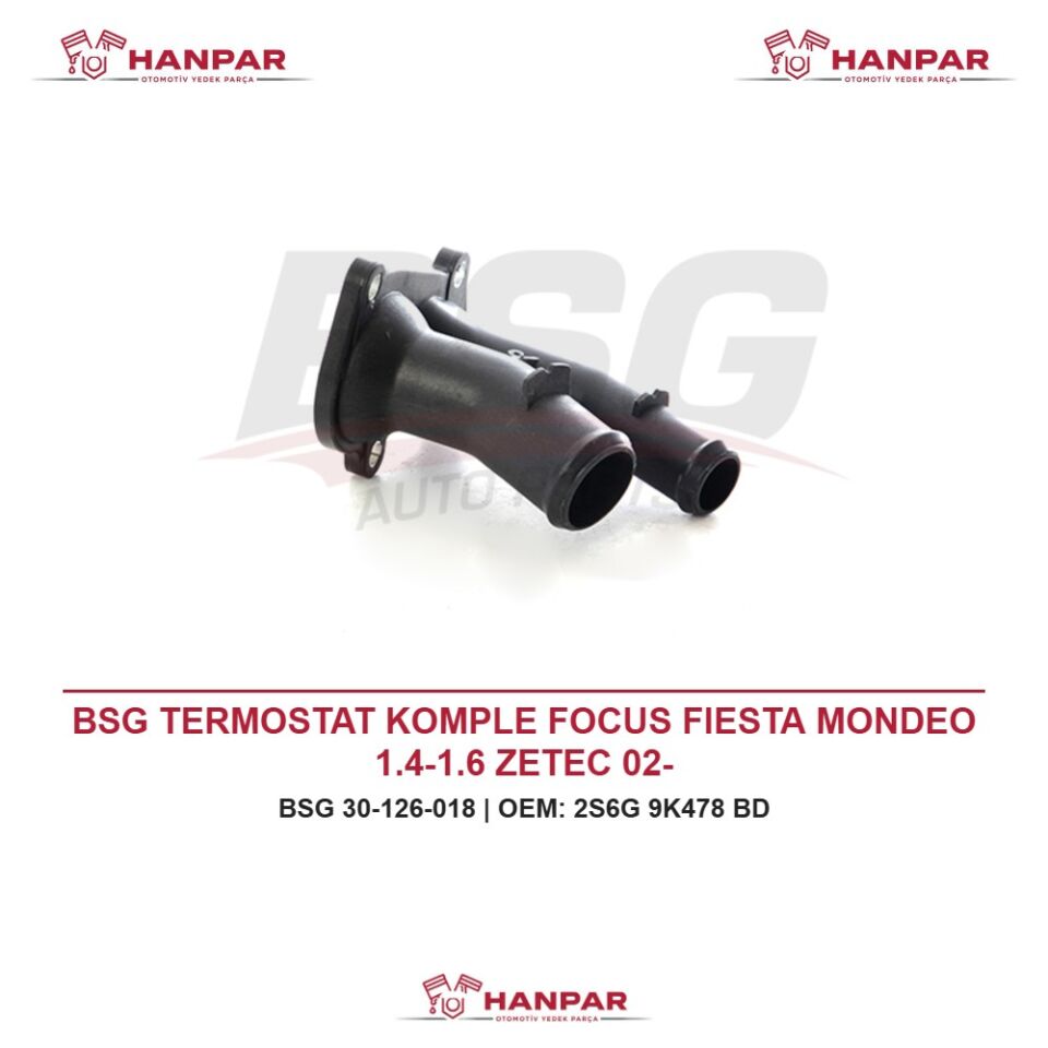 BSG TERMOSTAT KOMPLE FOCUS FIESTA MONDEO 1.4-1.6 ZETEC 02-