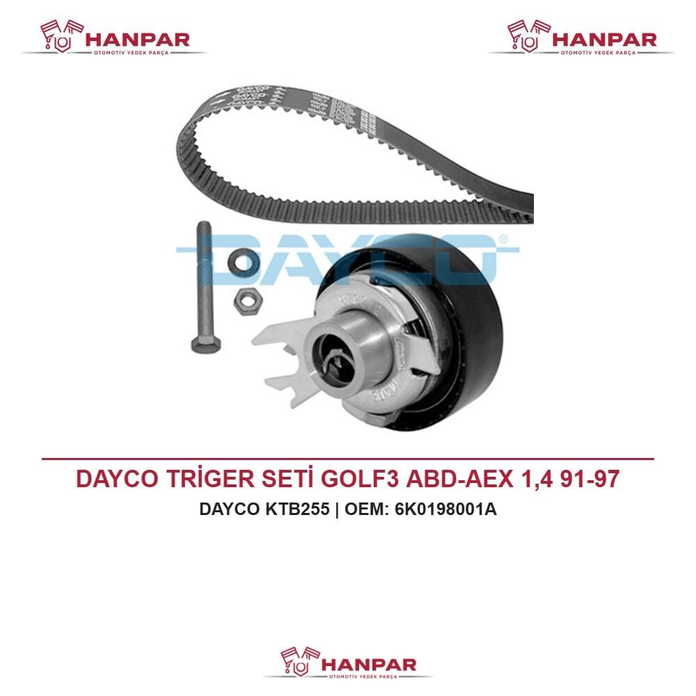 DAYCO TRİGER SETİ GOLF3 ABD-AEX 1,4 91-97