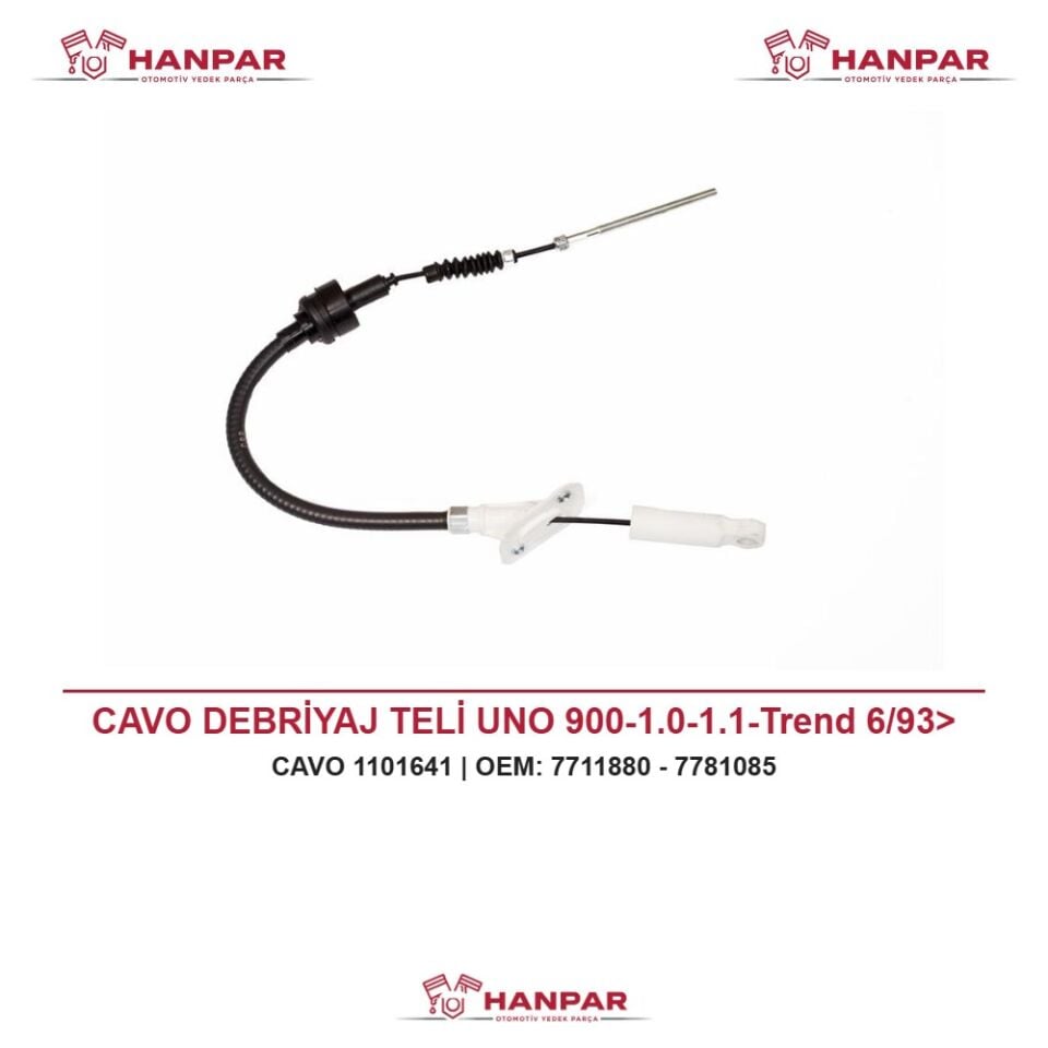 CAVO DEBRİYAJ TELİ UNO 900-1.0-1.1-Trend 6/93>