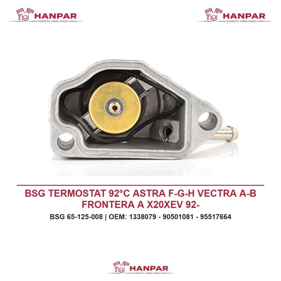 BSG TERMOSTAT 92°C ASTRA F-G-H VECTRA A-B FRONTERA A X20XEV 92-