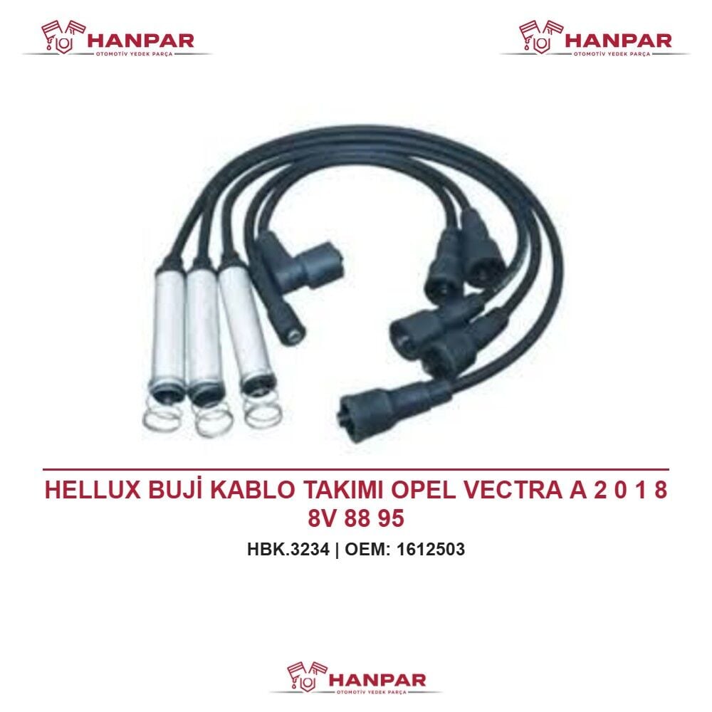 HELLUX BUJİ KABLO TAKIMI OPEL VECTRA A 2 0 1 8 8V 88 95