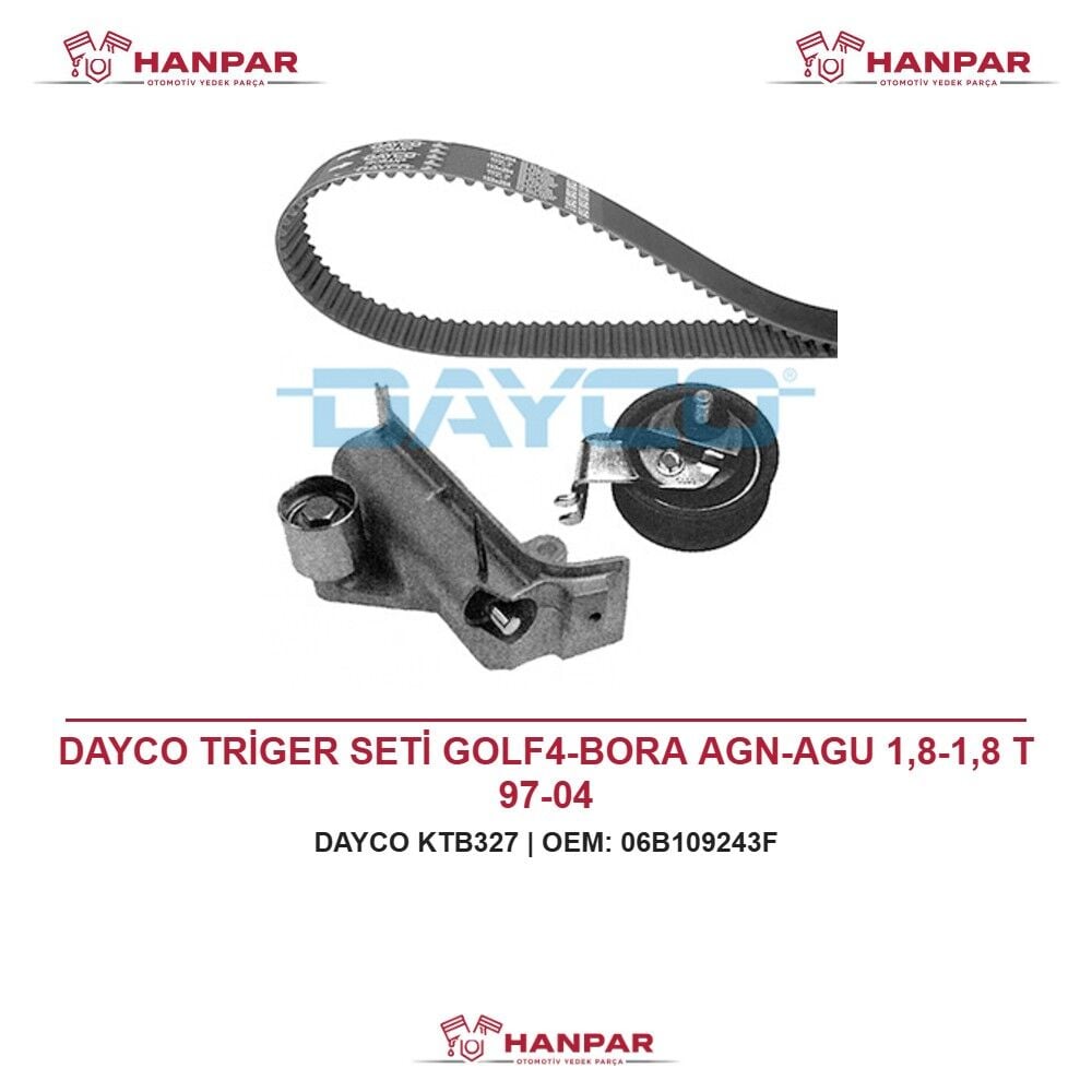 DAYCO TRİGER SETİ GOLF4-BORA AGN-AGU 1,8-1,8 T 97-04