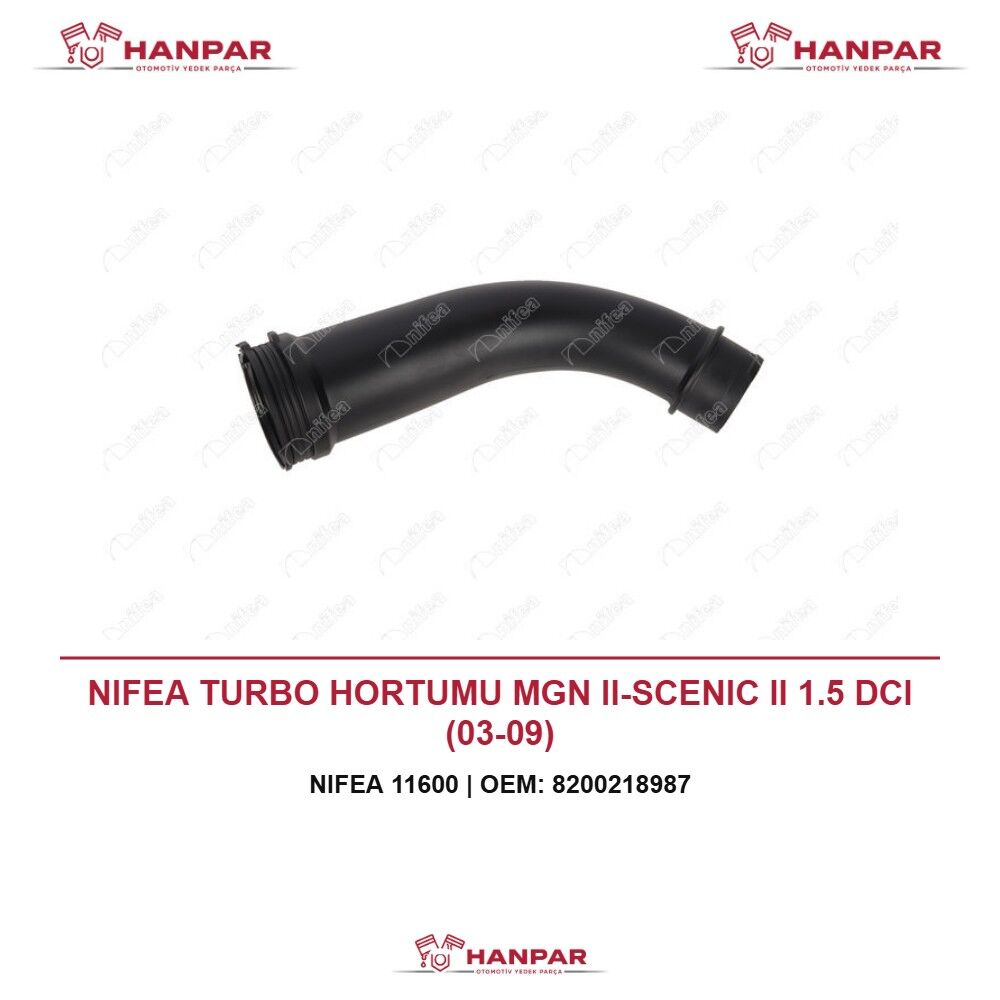 NIFEA TURBO HORTUMU MGN II-SCENIC II 1.5 DCI (03-09)