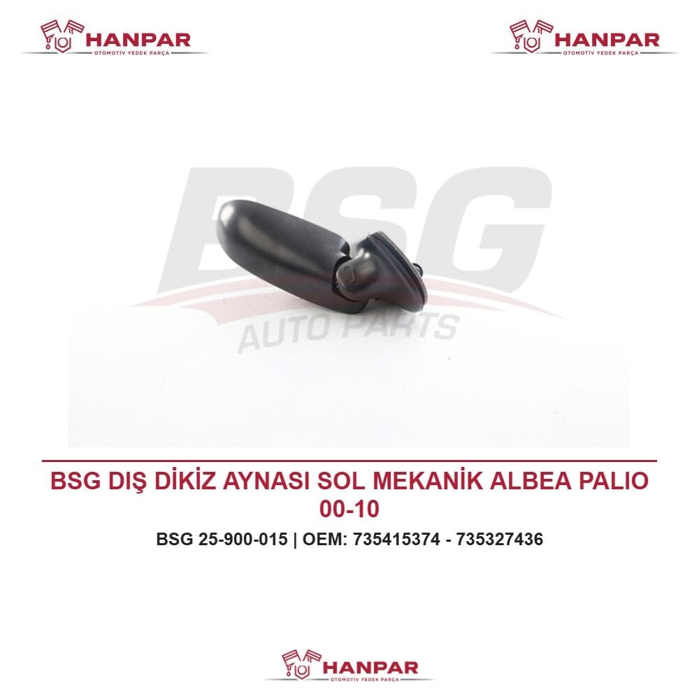 BSG DIŞ DİKİZ AYNASI SOL MEKANİK ALBEA PALIO 00-10