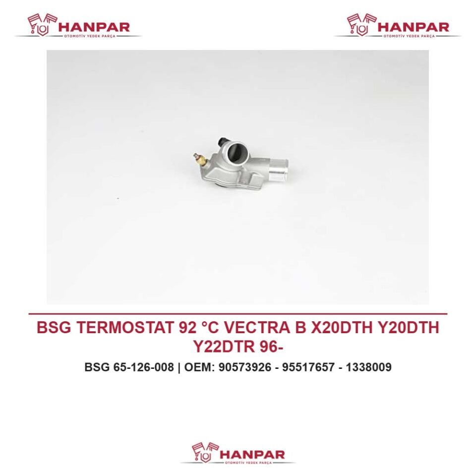 BSG TERMOSTAT 92 °C VECTRA B X20DTH Y20DTH Y22DTR 96-