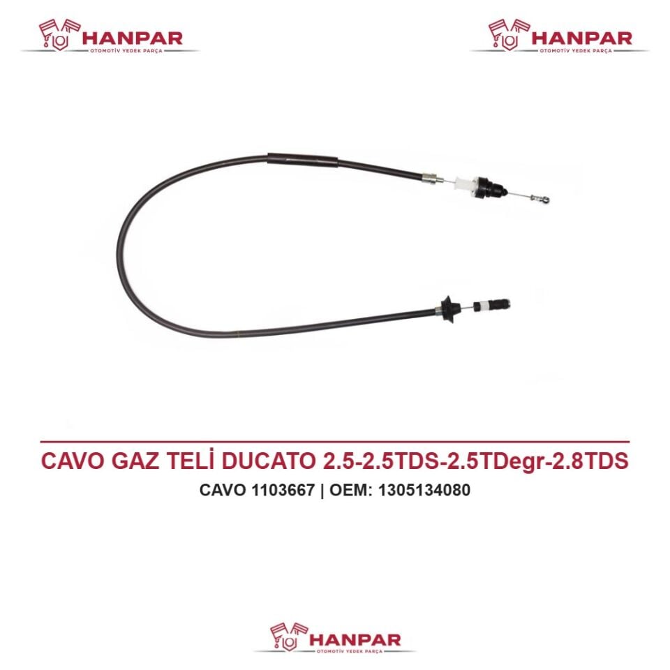 CAVO GAZ TELİ DUCATO 2.5-2.5TDS-2.5TDegr-2.8TDS