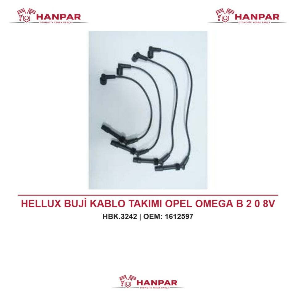 HELLUX BUJİ KABLO TAKIMI OPEL OMEGA B 2 0 8V