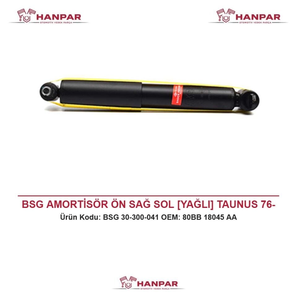 BSG AMORTİSÖR ÖN SAĞ SOL [YAĞLI] TAUNUS 76-