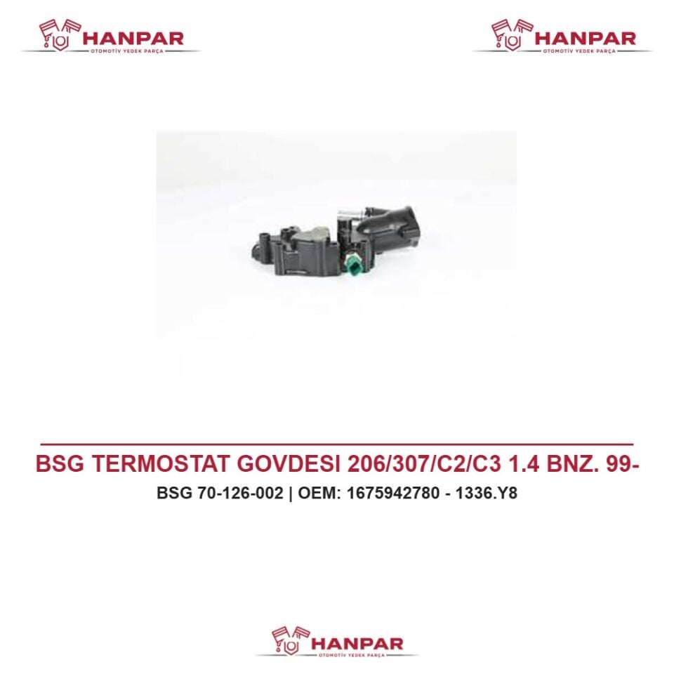 BSG TERMOSTAT GOVDESI 206/307/C2/C3 1.4 BNZ. 99-