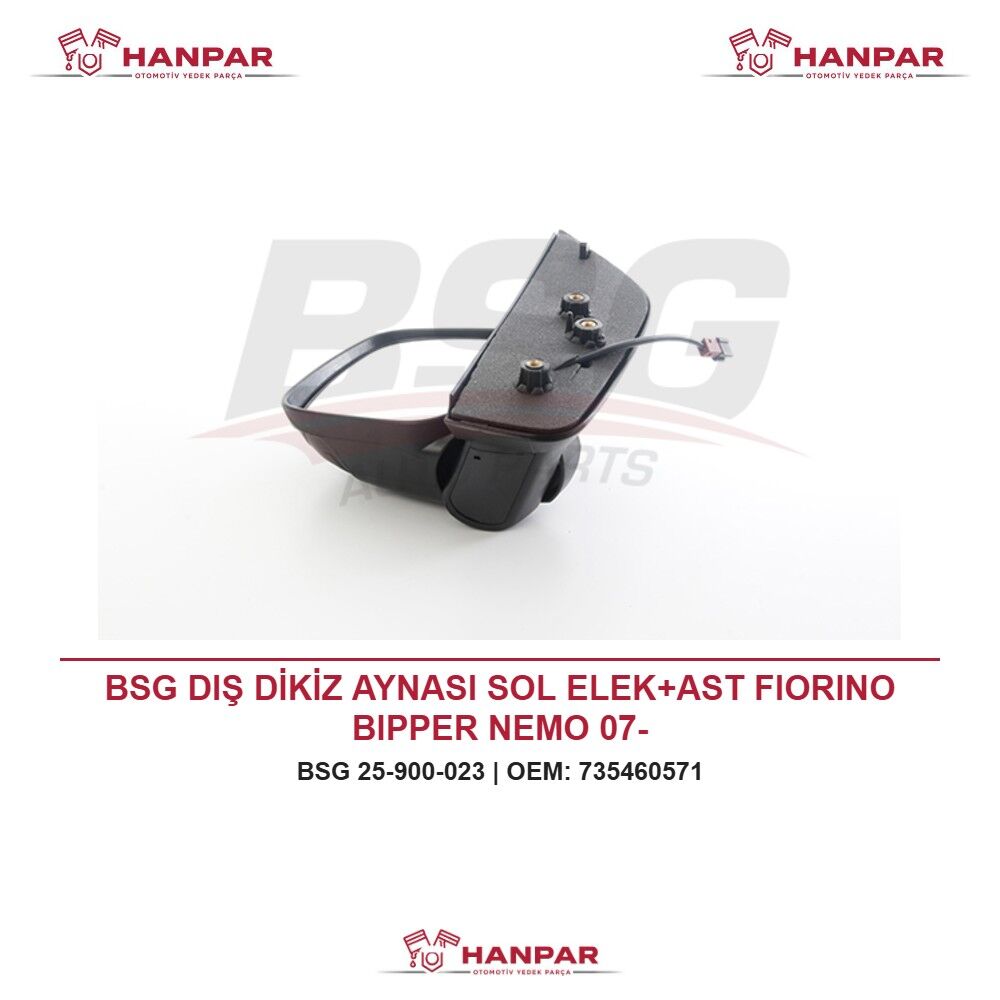 BSG DIŞ DİKİZ AYNASI SOL ELEK+AST FIORINO BIPPER NEMO 07-
