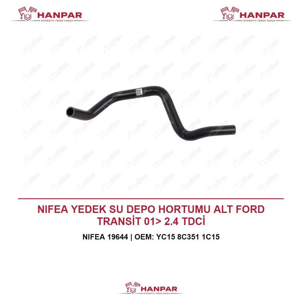 NIFEA YEDEK SU DEPO HORTUMU ALT FORD TRANSİT 01> 2.4 TDCİ