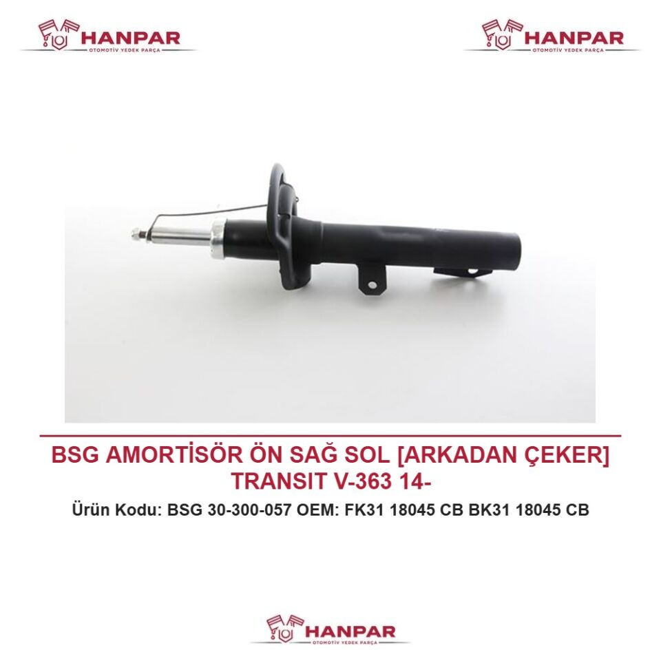 BSG AMORTİSÖR ÖN SAĞ SOL [ARKADAN ÇEKER] TRANSIT V-363 14-