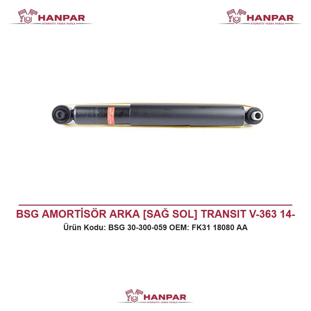BSG AMORTİSÖR ARKA [SAĞ SOL] TRANSIT V-363 14-