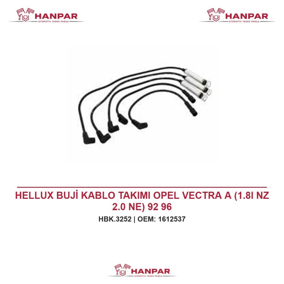 HELLUX BUJİ KABLO TAKIMI OPEL VECTRA A (1.8I NZ 2.0 NE) 92 96