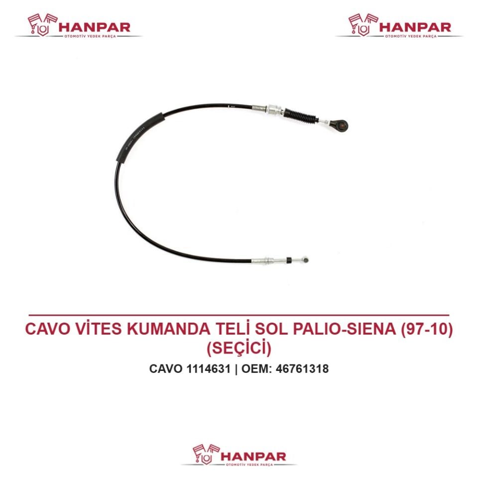 CAVO VİTES KUMANDA TELİ SOL PALIO-SIENA (97-10) (SEÇİCİ)