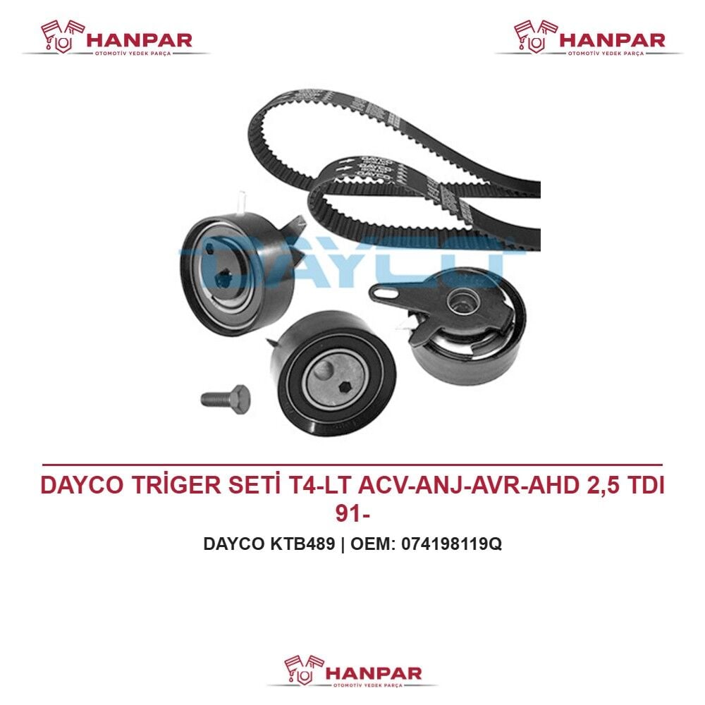 DAYCO TRİGER SETİ T4-LT ACV-ANJ-AVR-AHD 2,5 TDI 91-