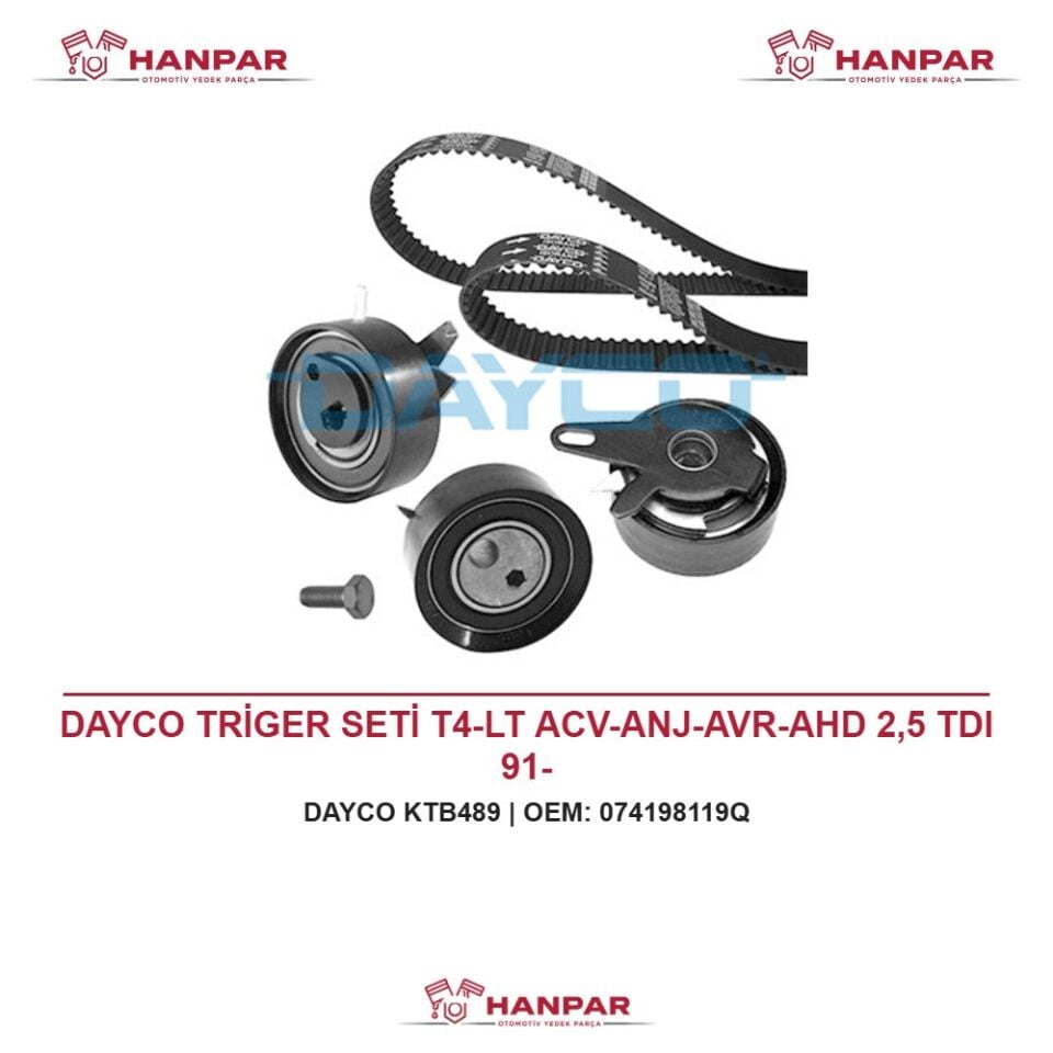 DAYCO TRİGER SETİ T4-LT ACV-ANJ-AVR-AHD 2,5 TDI 91-