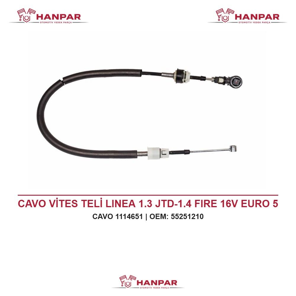 CAVO VİTES TELİ LINEA 1.3 JTD-1.4 FIRE 16V EURO 5
