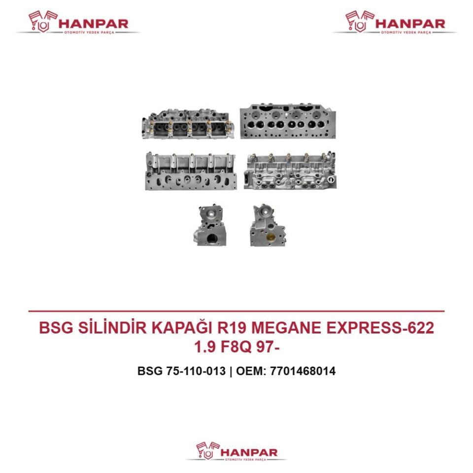 BSG SİLİNDİR KAPAĞI R19 MEGANE EXPRESS-622 1.9 F8Q 97-
