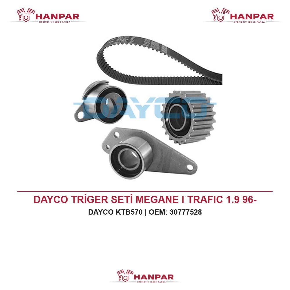 DAYCO TRİGER SETİ MEGANE I TRAFIC 1.9 96-