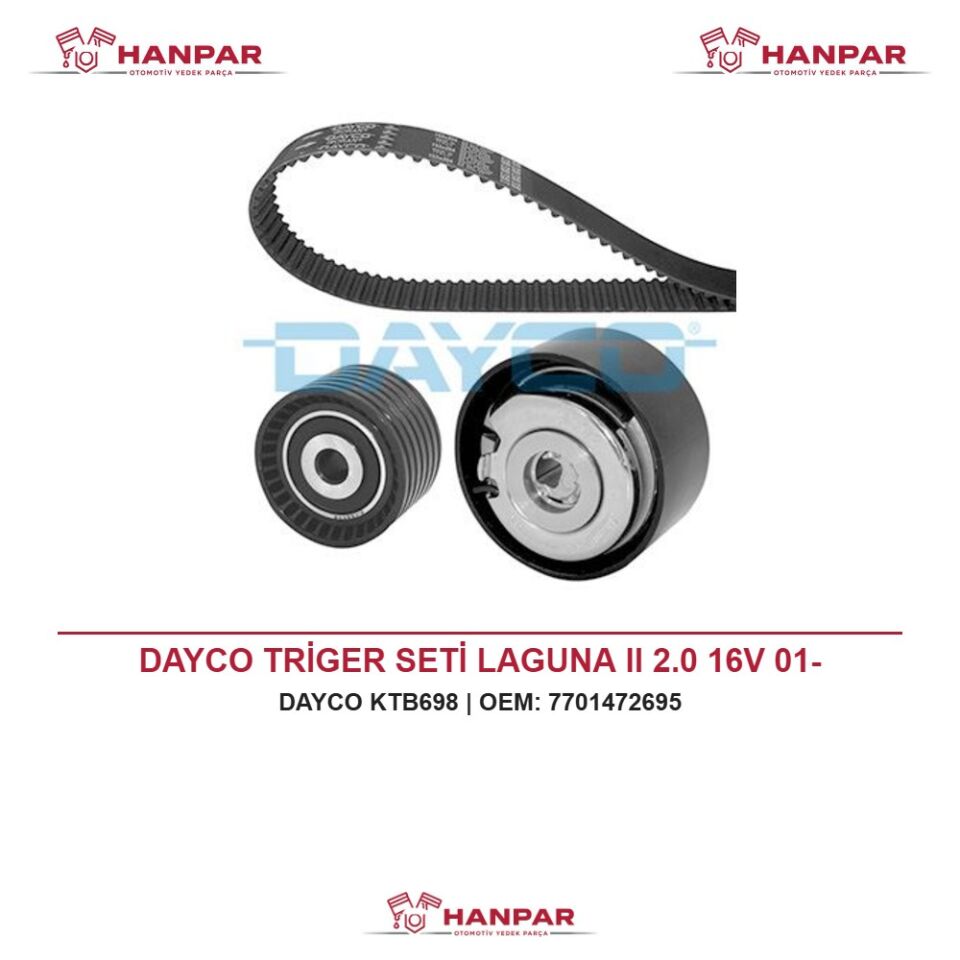 DAYCO TRİGER SETİ LAGUNA II 2.0 16V 01-