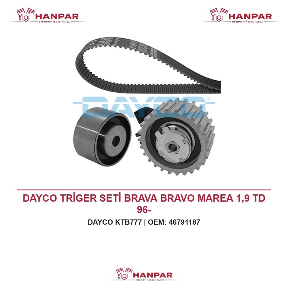 DAYCO TRİGER SETİ BRAVA BRAVO MAREA 1,9 TD 96-