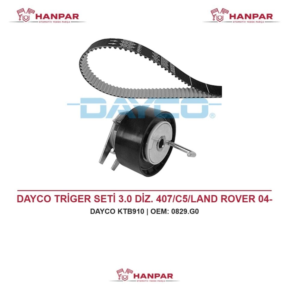 DAYCO TRİGER SETİ 3.0 DİZ. 407/C5/LAND ROVER 04-