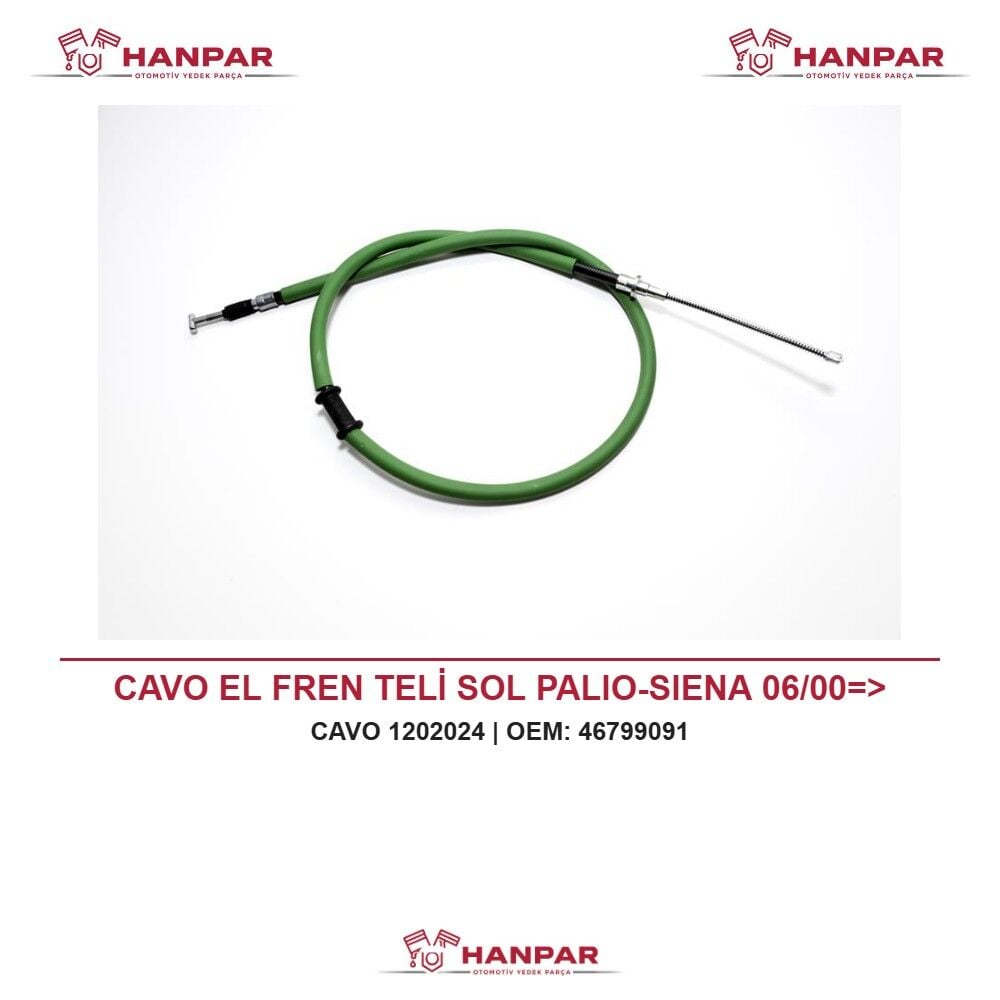 CAVO EL FREN TELİ SOL PALIO-SIENA 06/00=>