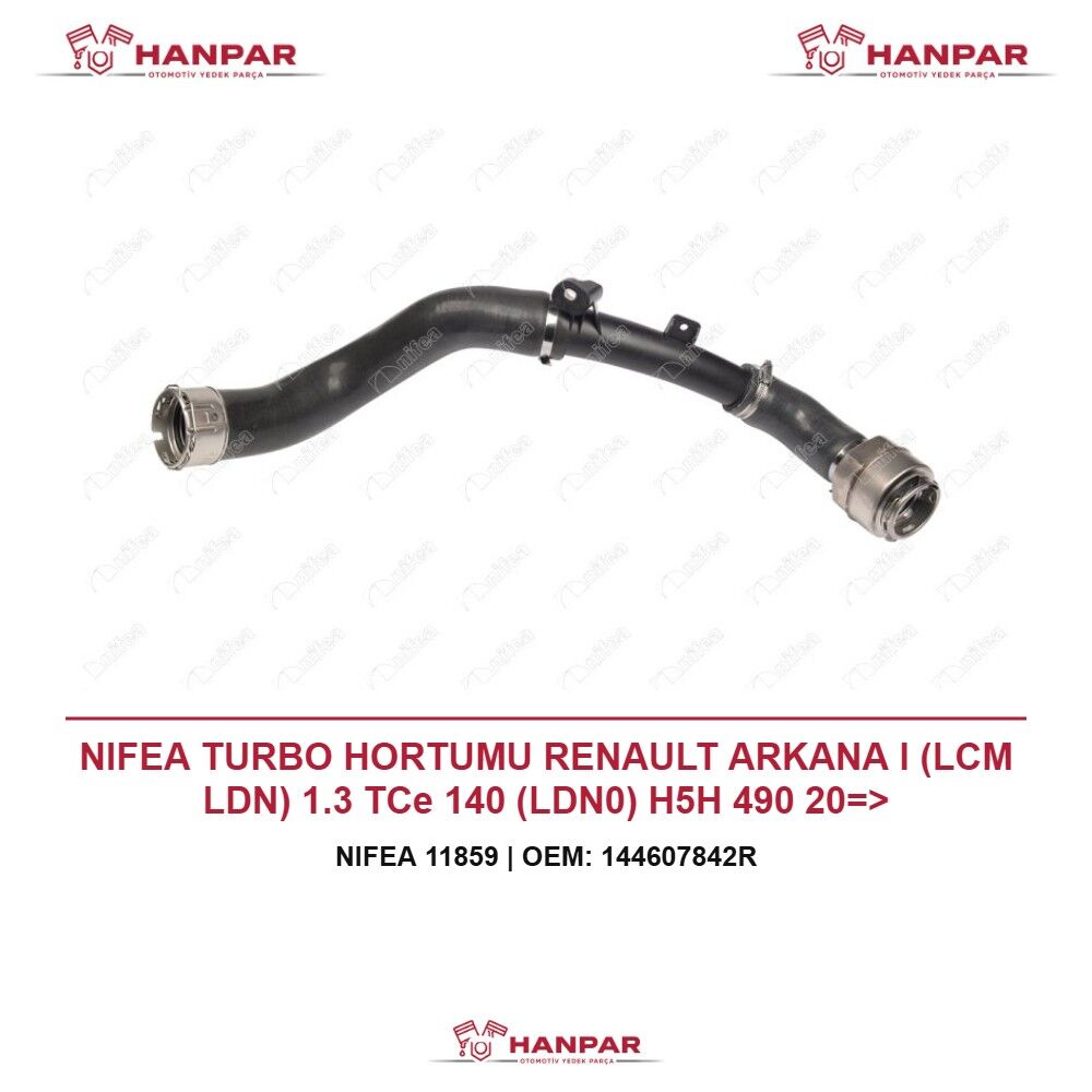 NIFEA TURBO HORTUMU RENAULT ARKANA I (LCM LDN) 1.3 TCe 140 (LDN0) H5H 490 20=>