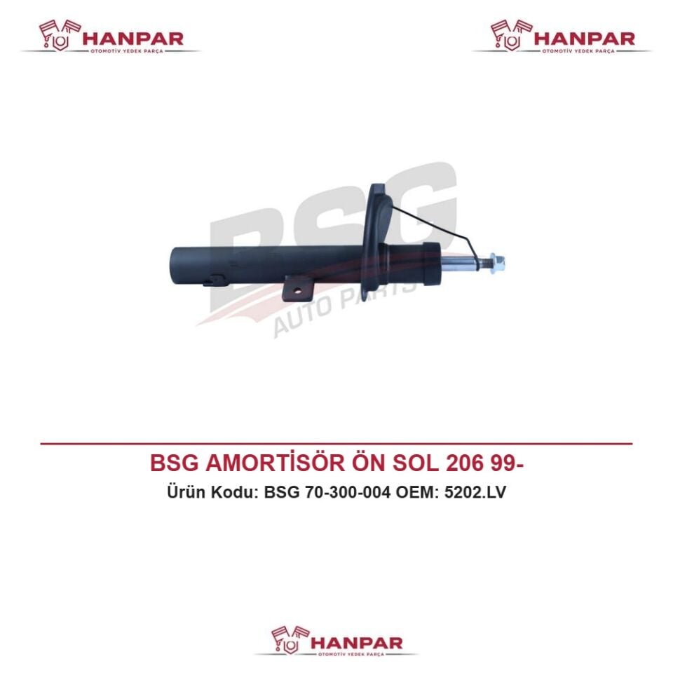 BSG AMORTİSÖR ÖN SOL 206 99-