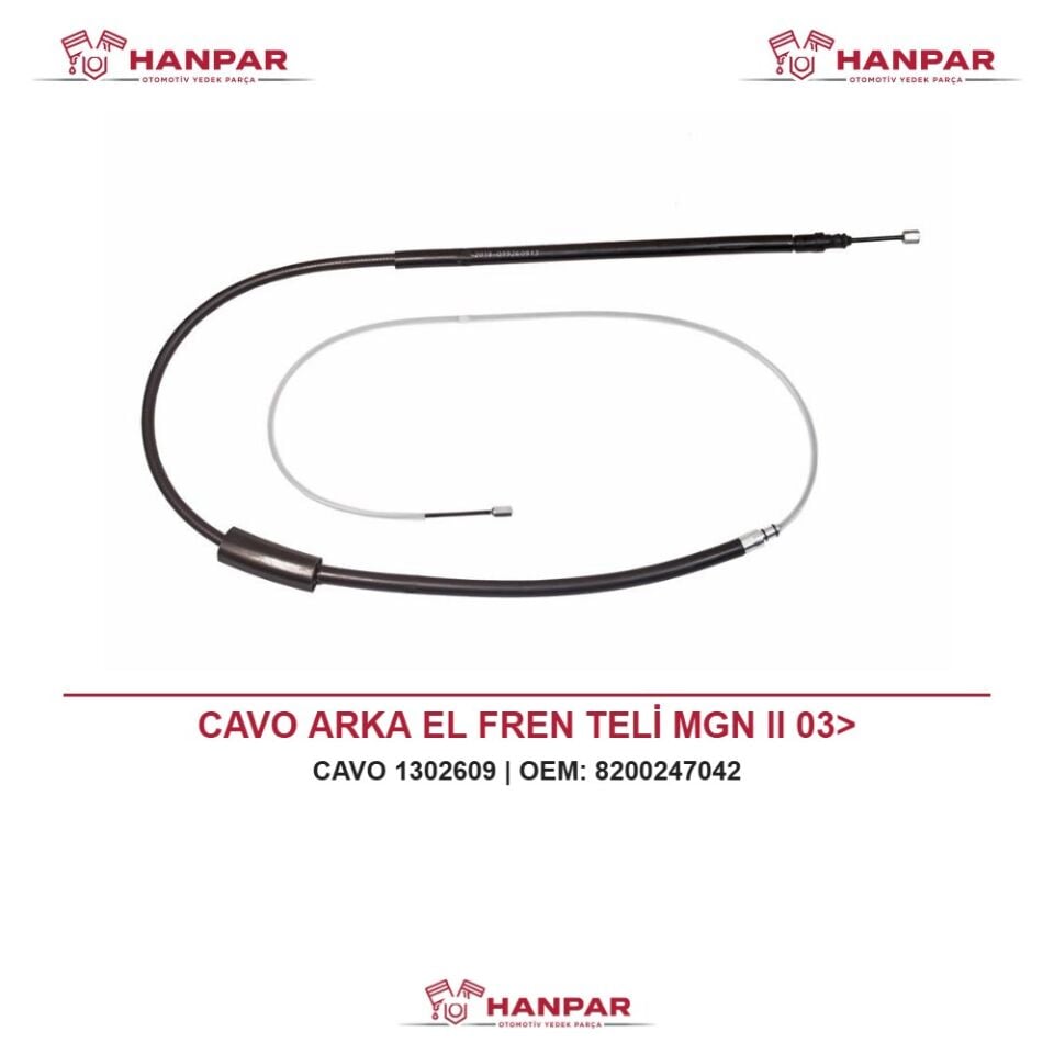 CAVO ARKA EL FREN TELİ MGN II 03>