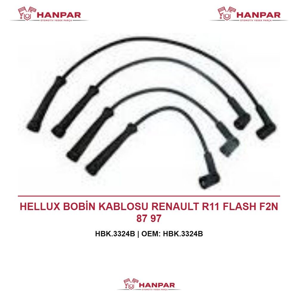 HELLUX BOBİN KABLOSU RENAULT R11 FLASH F2N 87 97