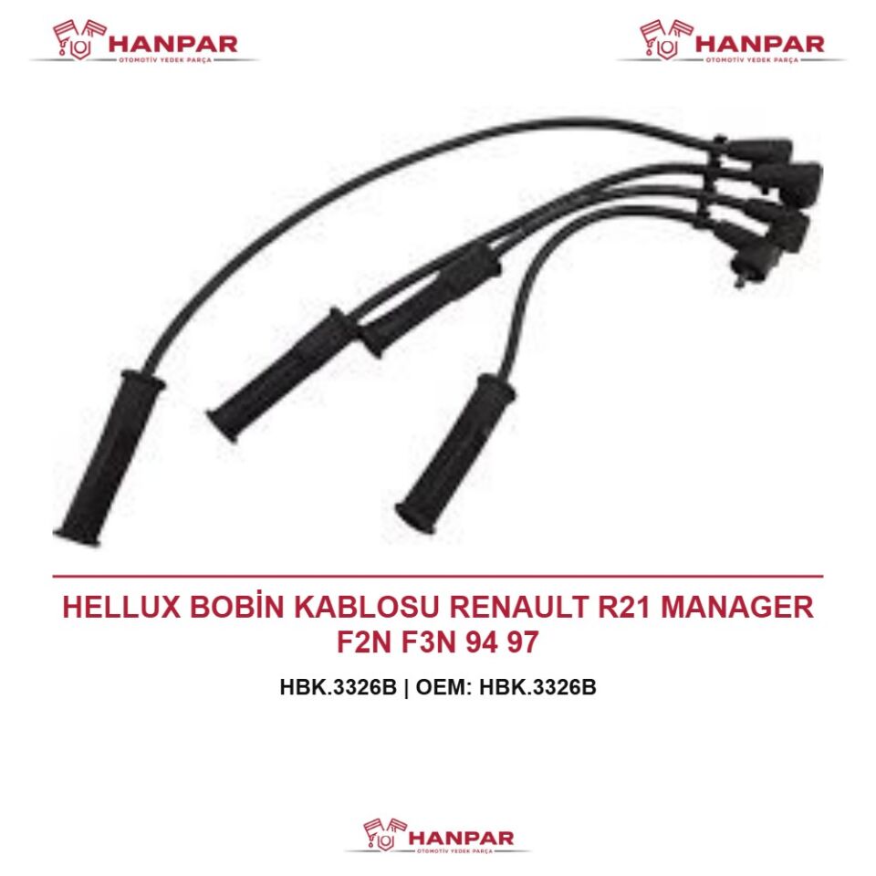 HELLUX BOBİN KABLOSU RENAULT R21 MANAGER F2N F3N 94 97