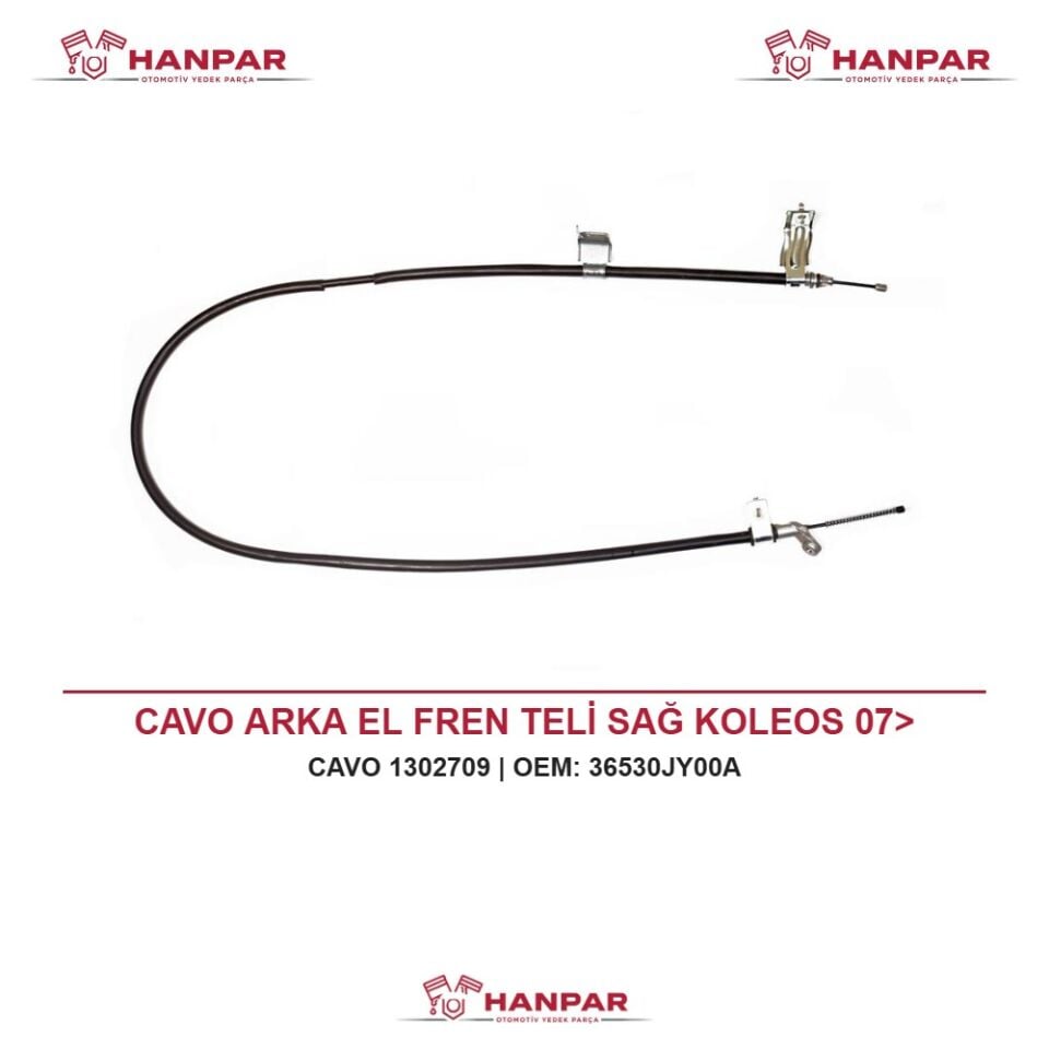 CAVO ARKA EL FREN TELİ SAĞ KOLEOS 07>