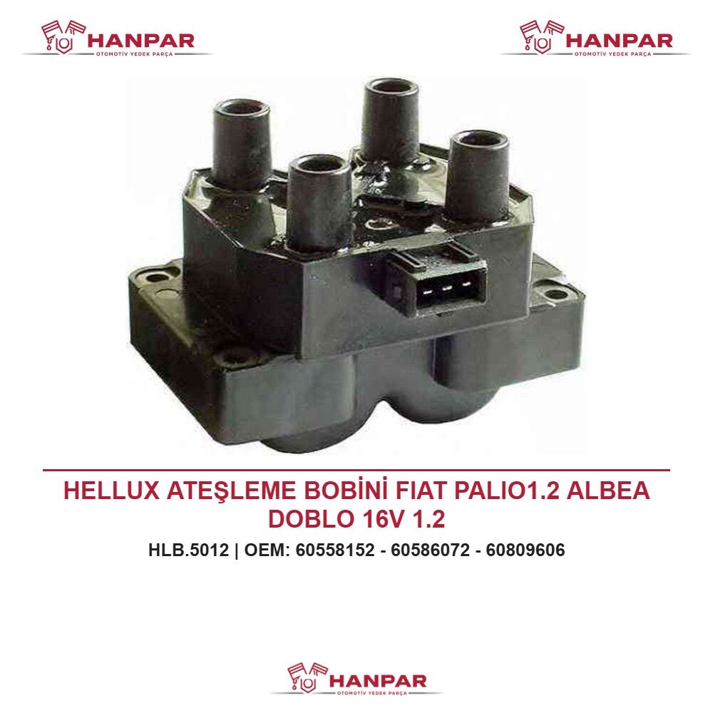HELLUX ATEŞLEME BOBİNİ FIAT PALIO1.2 ALBEA DOBLO 16V 1.2
