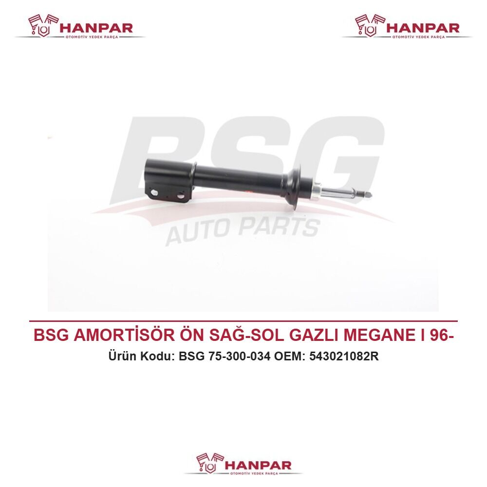 BSG AMORTİSÖR ÖN SAĞ-SOL GAZLI MEGANE I 96-