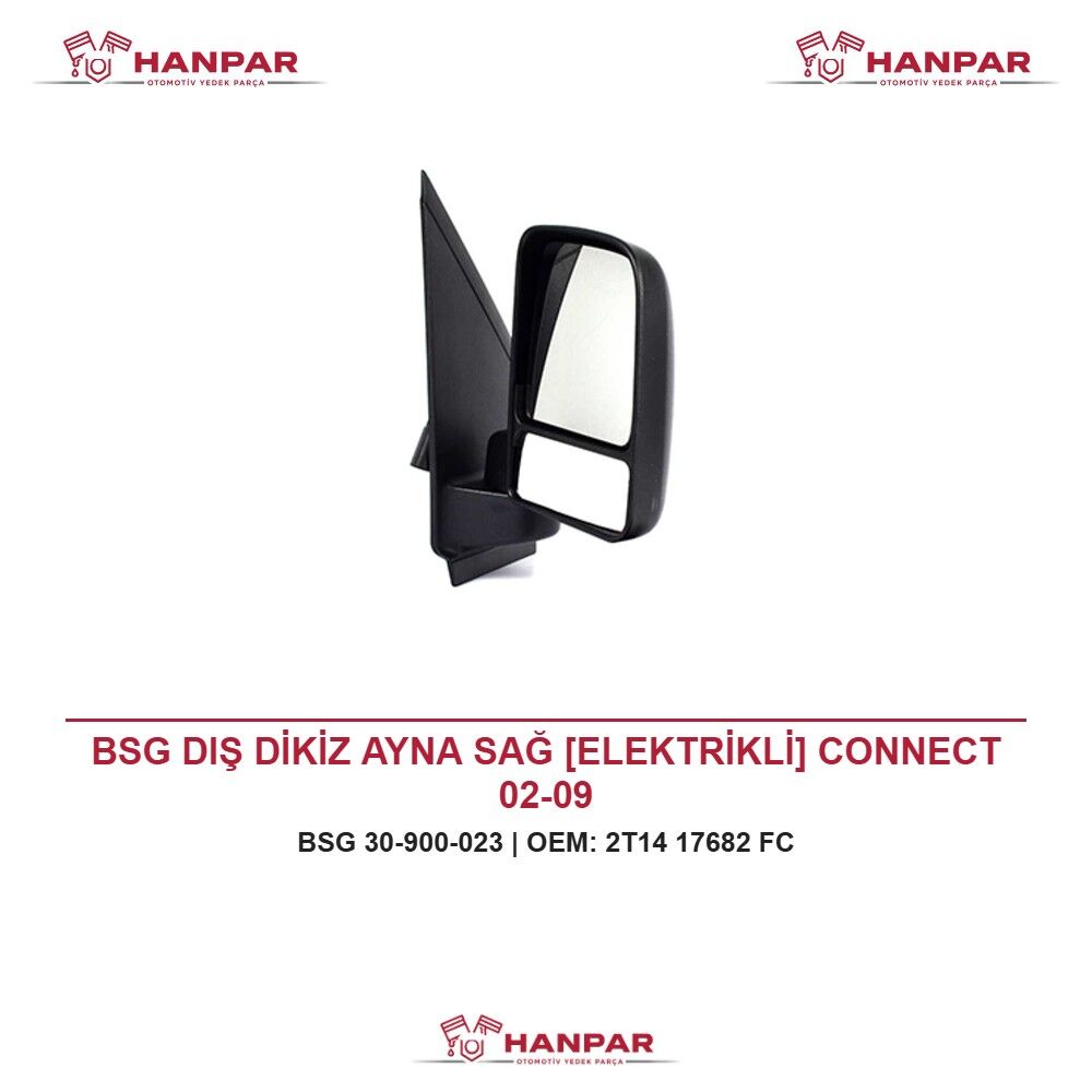 BSG DIŞ DİKİZ AYNA SAĞ [ELEKTRİKLİ] CONNECT 02-09